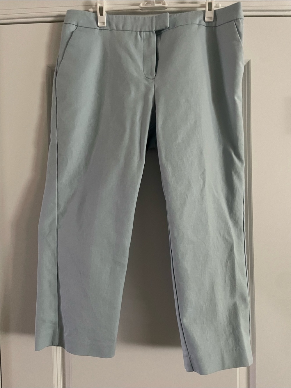 Women's Light Blue Capris — Size 14